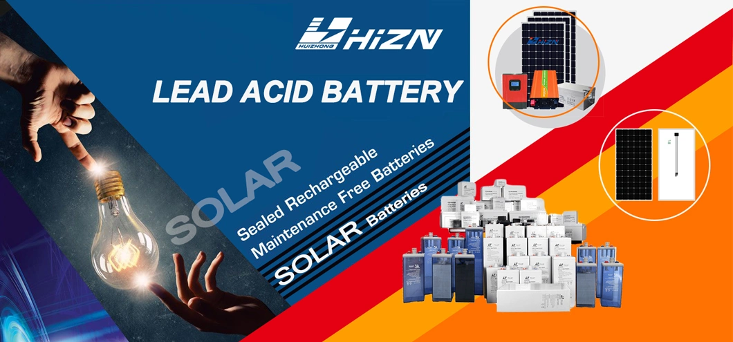 Hizn Rechargeable Long Life Duration AGM 2V 300ah Sealed Lead Acid Battery