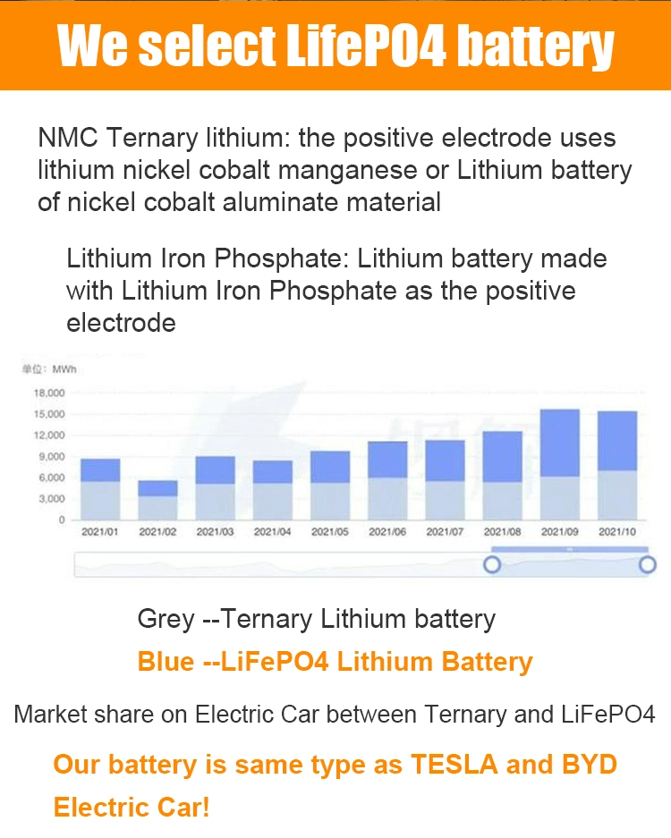 Household Energy LiFePO4 Lithium Ion Battery Solar Storage Home Storage Energy Battery Rechargeable LiFePO4 Battery Pack 10kw