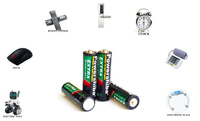 High Performance Primary Battery 1.5V AA Um3 R6 Super Battery with Long Duration