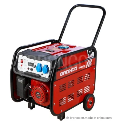 Bronco 2 kW/2 kVA 2,5 kW/2,5 kVA 3 kW/3 kVA Benzinmotor-Generator, Stromgenerator für den Heimgebrauch, Fabrikpreis