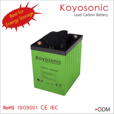 6V 225ah Blei-Kohle-Batterie Motive Power Batterie mit 3000 Zyklen